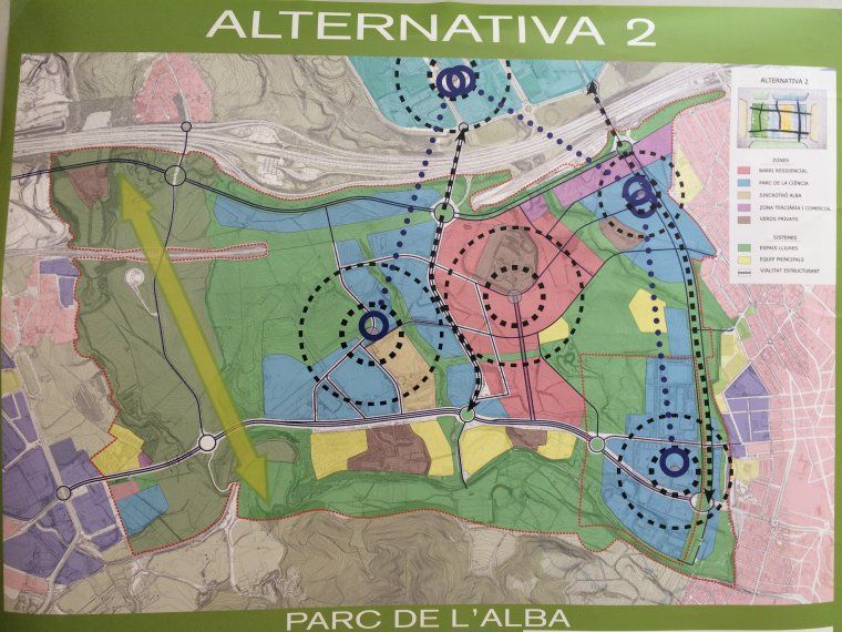 Alternativa 2 pel Parc de l'Alba