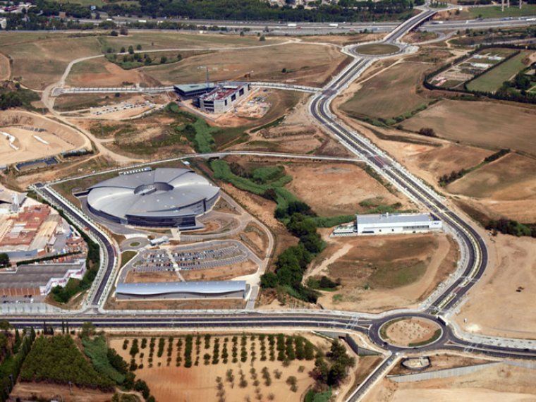 Vista aeria del Parc de l'Alba