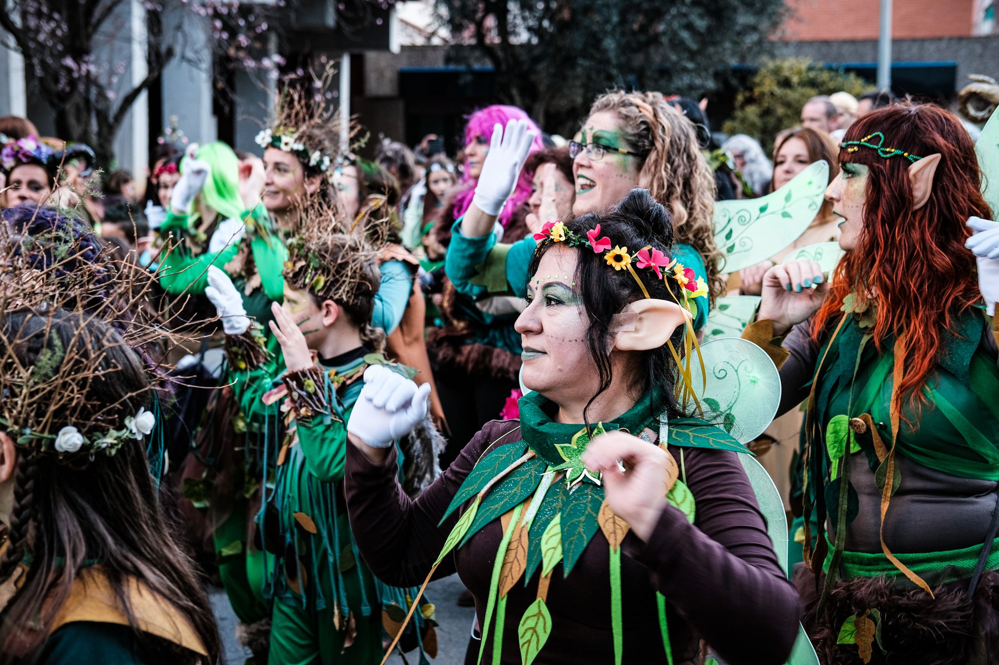 La Gran Rua de Carnaval pels carrers de Cerdanyola. FOTO: Ale Gómez