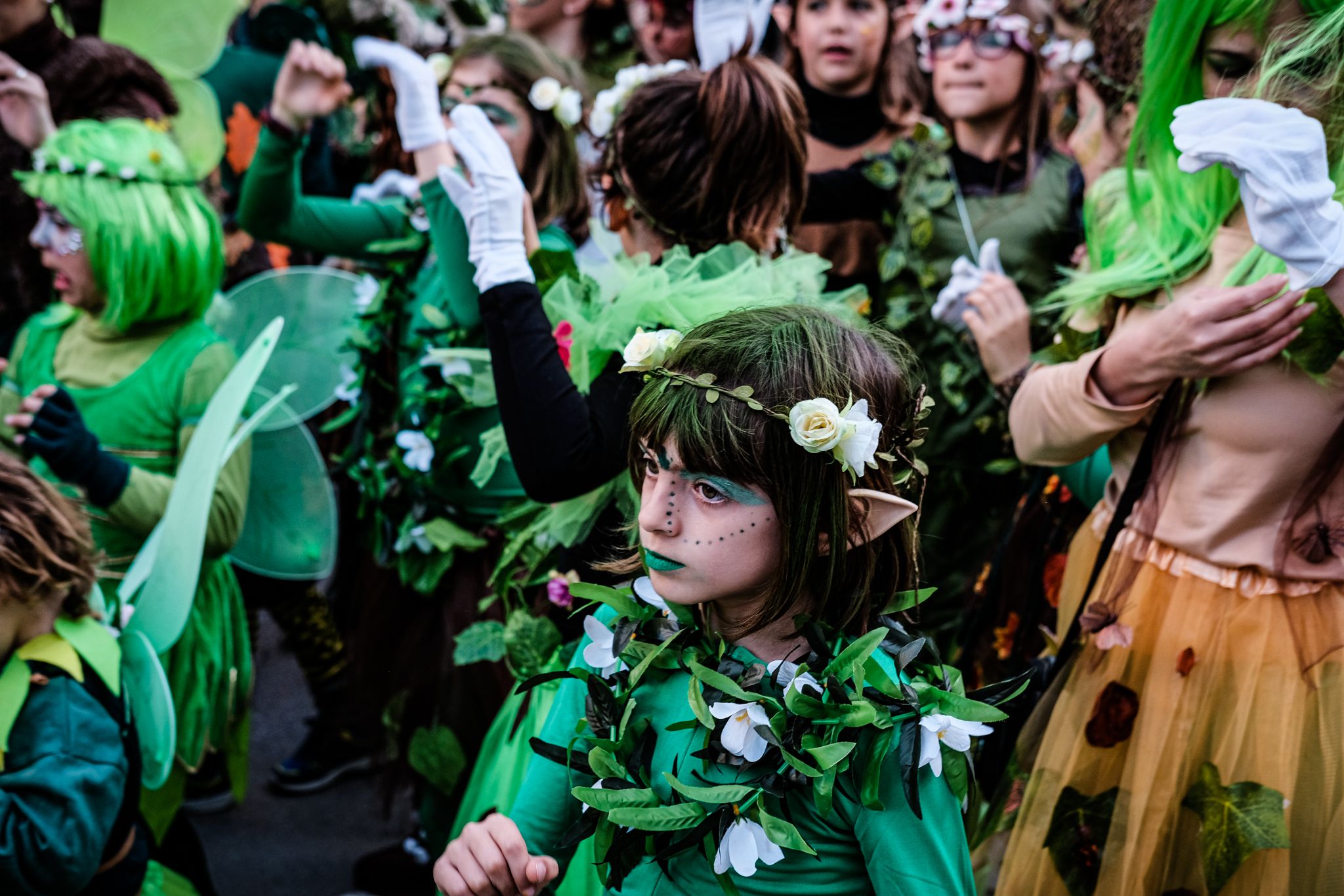 La Gran Rua de Carnaval pels carrers de Cerdanyola. FOTO: Ale Gómez