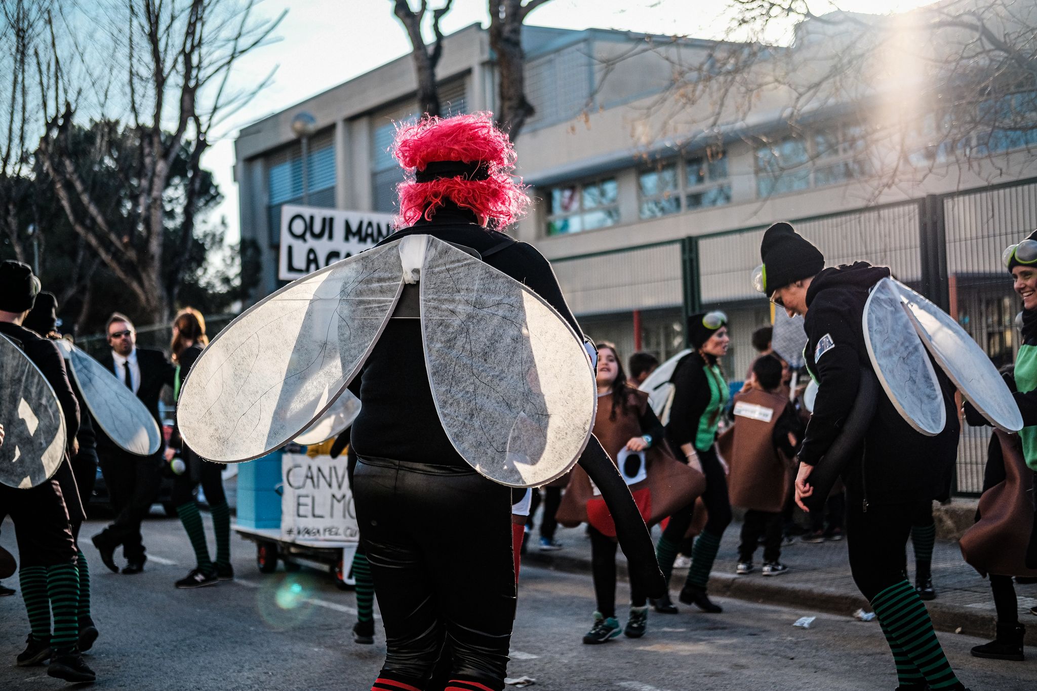 La Gran Rua de Carnaval pels carrers de Cerdanyola. FOTO: Ale Gómez