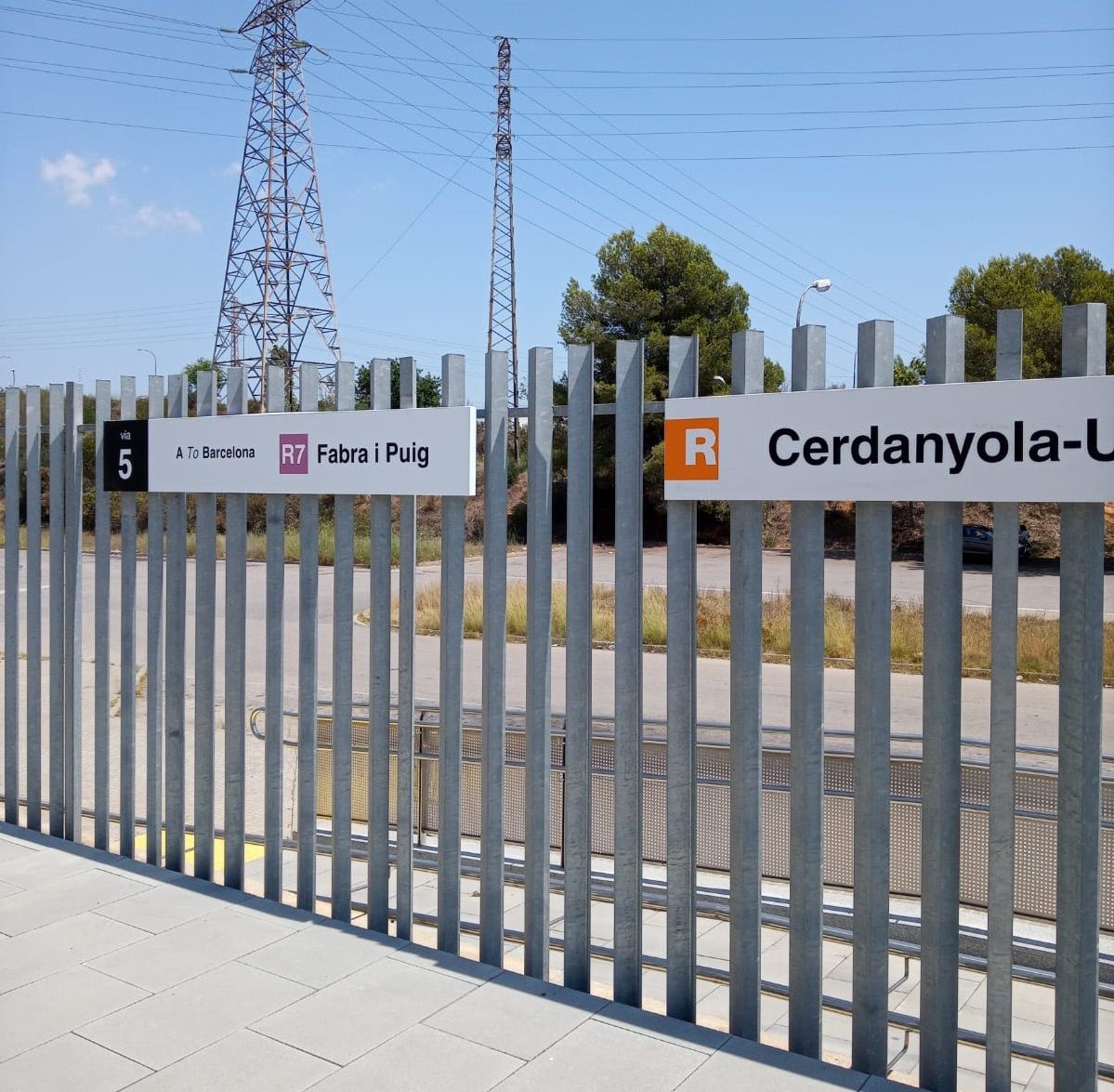 Estació de Rodalies de Cerdanyola - Universitat. FOTO: Rodalies