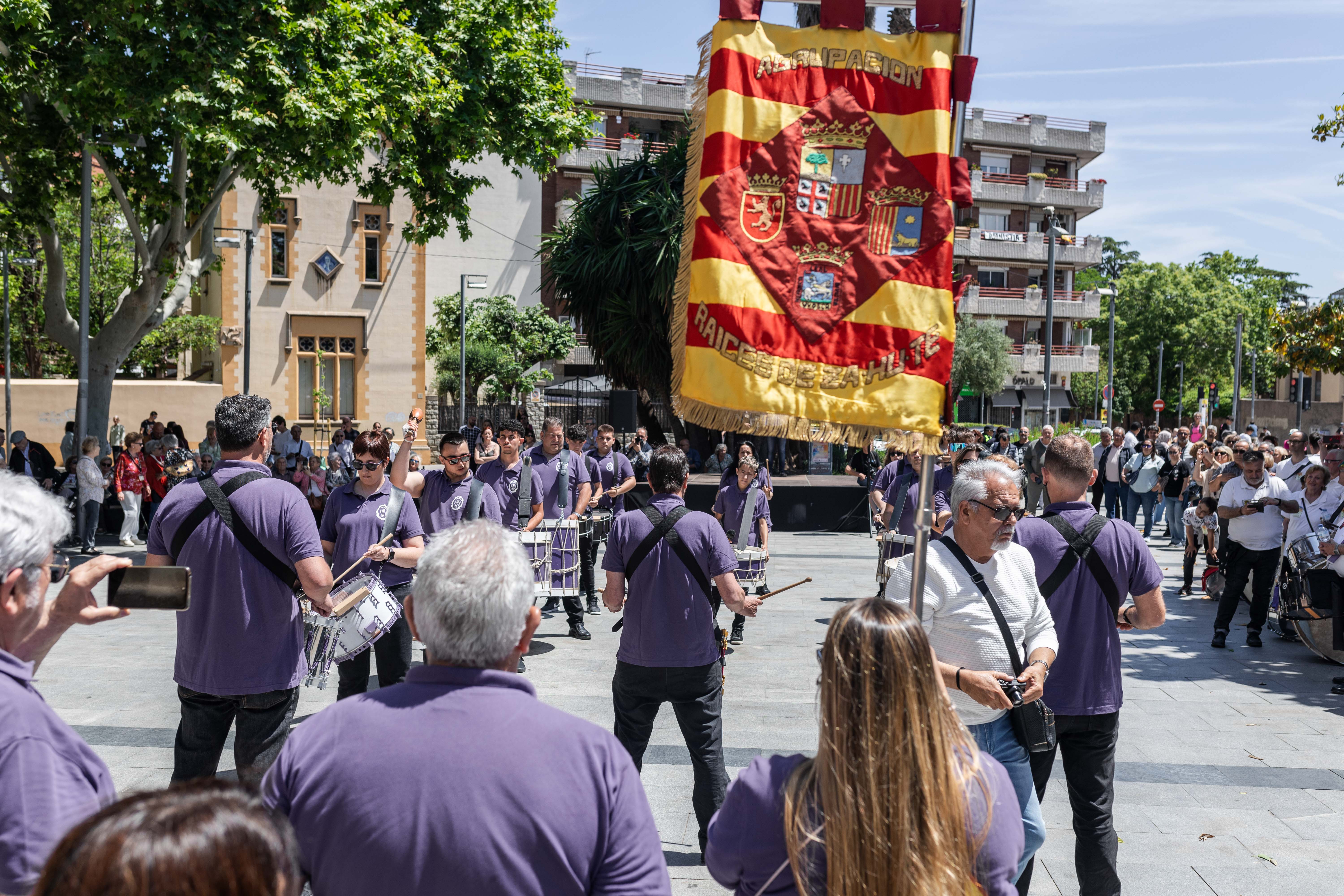 XVII Trobada de Tambors de la Casa de Aragón de Cerdanyola. FOTO: Arnau Padilla