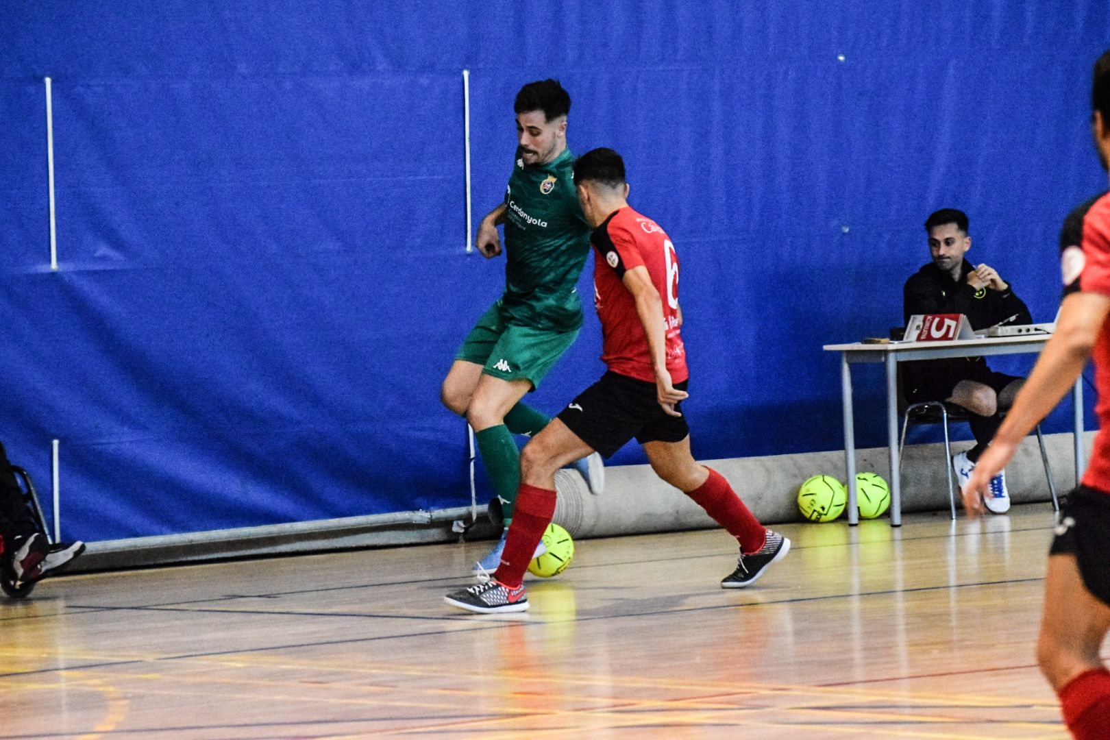 Darrer partit del futbol sala del Cerdanyola FC en imatges. FOTO: Marc Mata