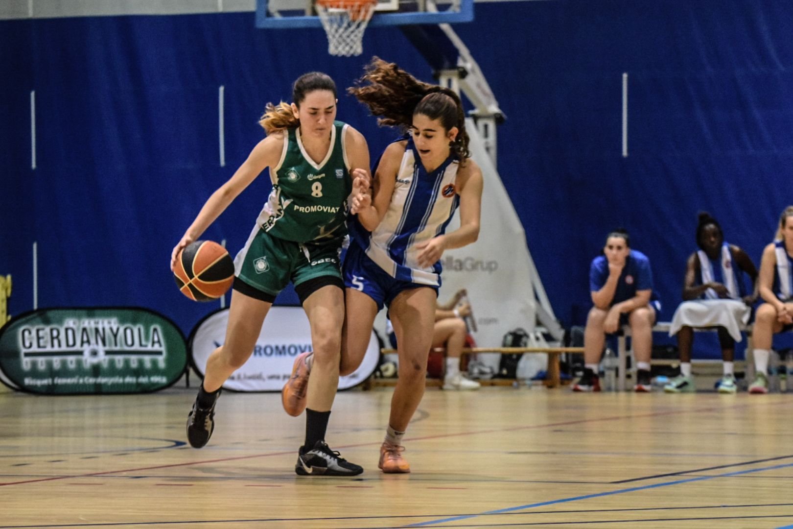 Darrer partit del CB Cerdanyola femení en imatges. FOTO: Marc Mata