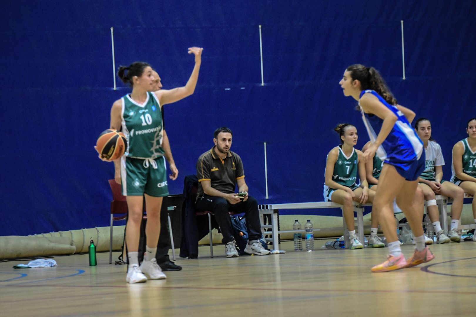 Darrer partit del CB Cerdanyola femení en imatges. FOTO: Marc Mata