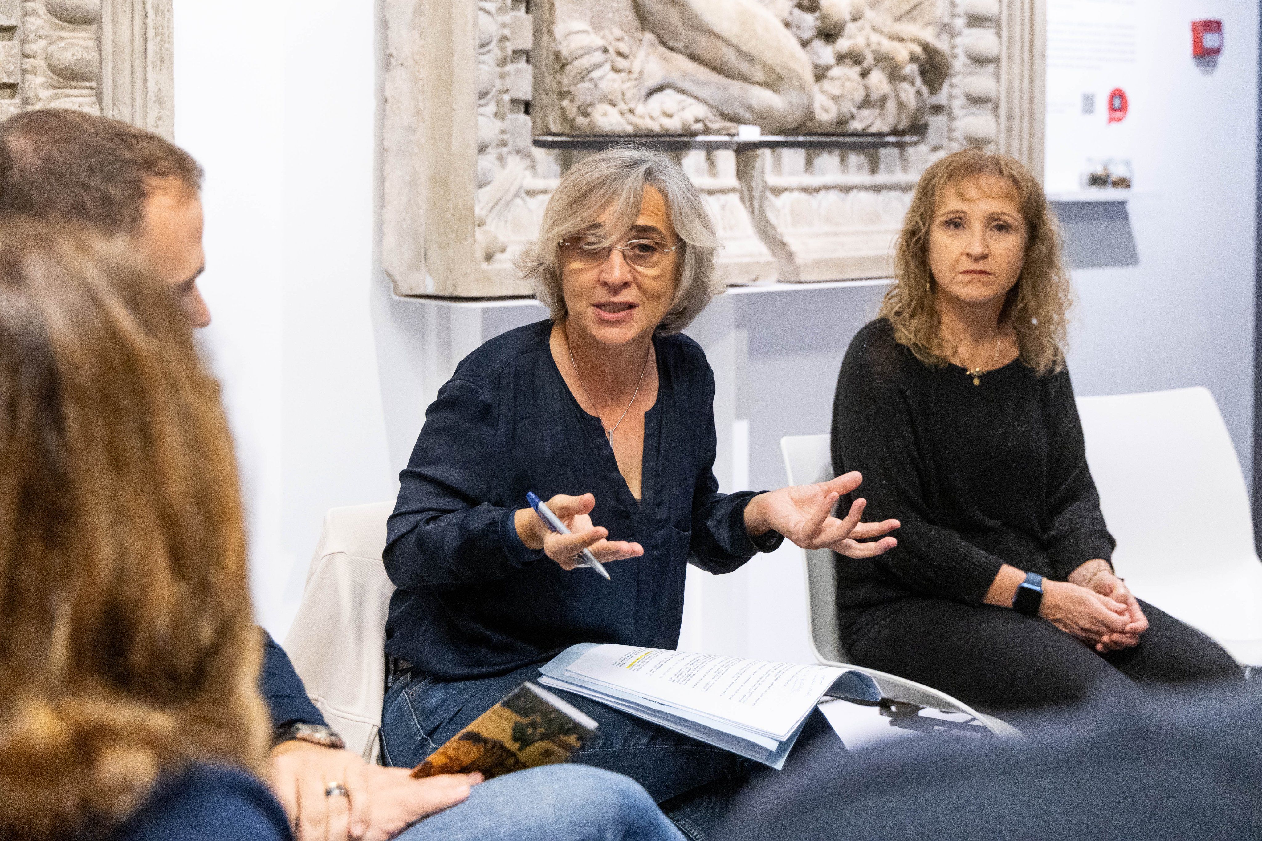 Sonia Blasco, cap del Servei de Museus i Béns Mobles de la Generalitat, a la roda de premsa dels 15 anys del MAC. FOTO: Núria Puentes (Ajuntament de Cerdanyola)