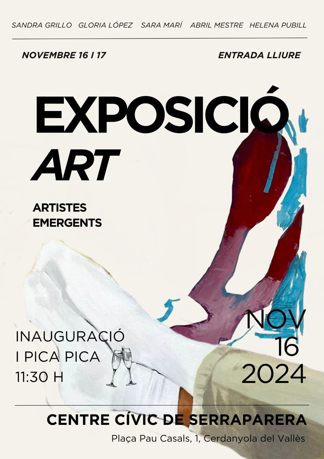 Cartell de l'exposició d'art emergent