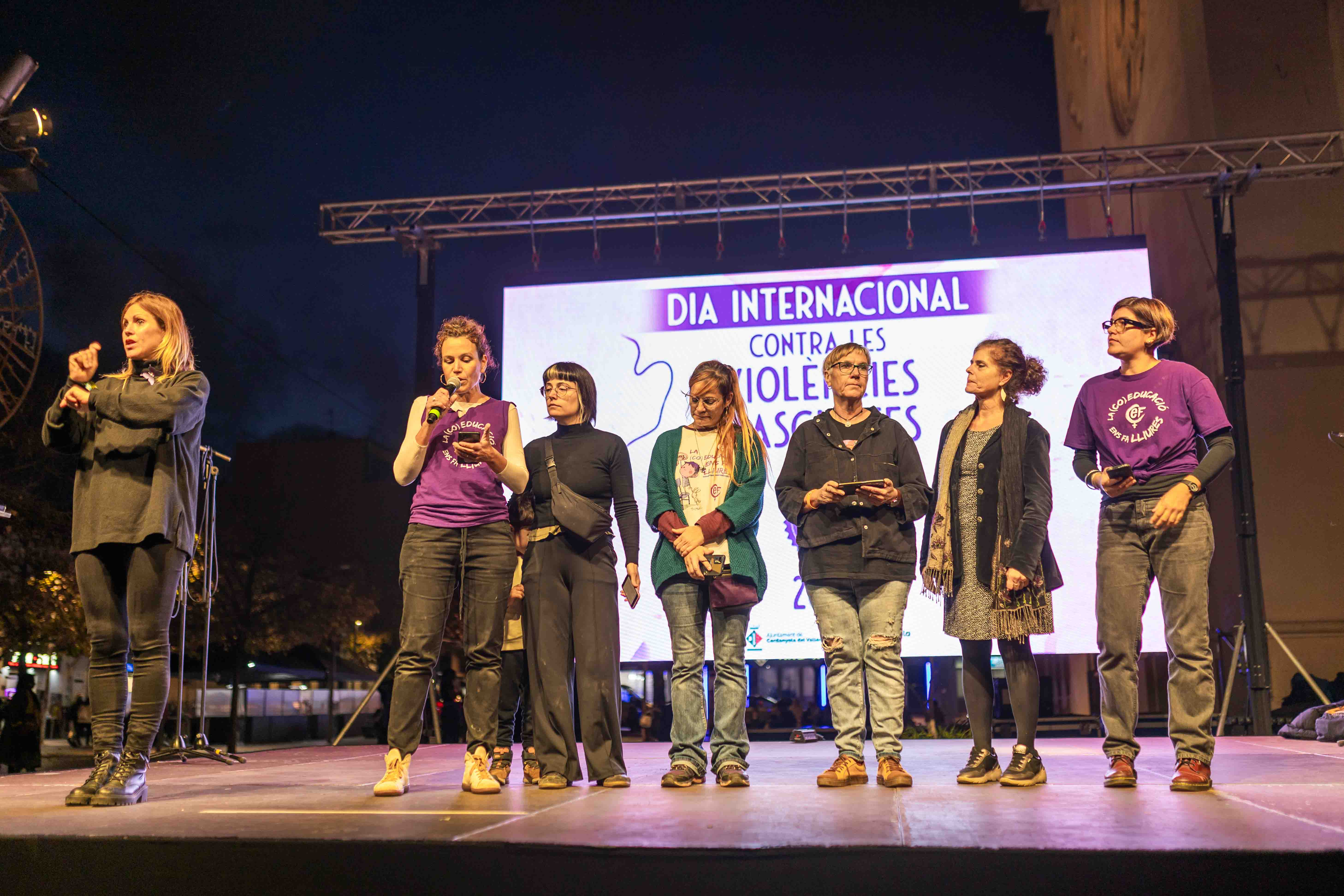 25-N, Dia Internacional contra les violències masclistes. FOTO: Arnau Padilla